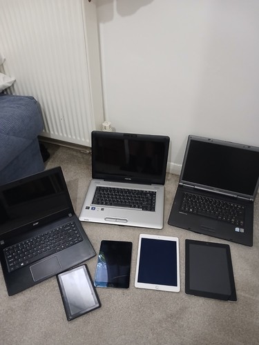 Job lot three laptops and - lot:,